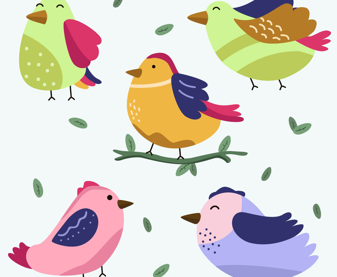 Birds Clipart Collection Vector