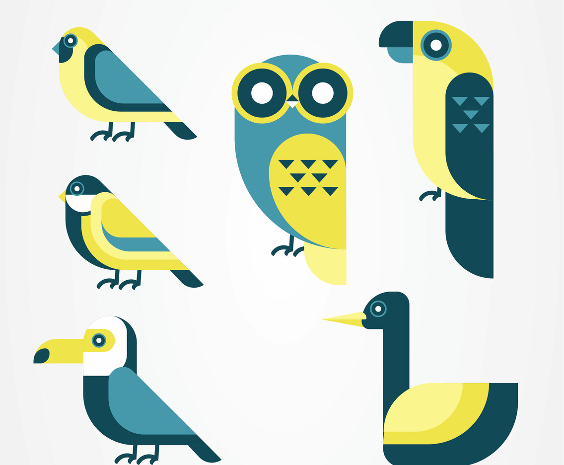 Bird Clipart Vector Pack