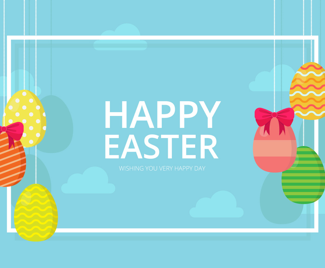 Easter Backdground. Happy Easter.