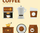 Coffee Elements Vector Pack