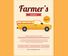 Farmers Market Flyer Design
