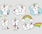 Wannabe Unicorn clipart set
