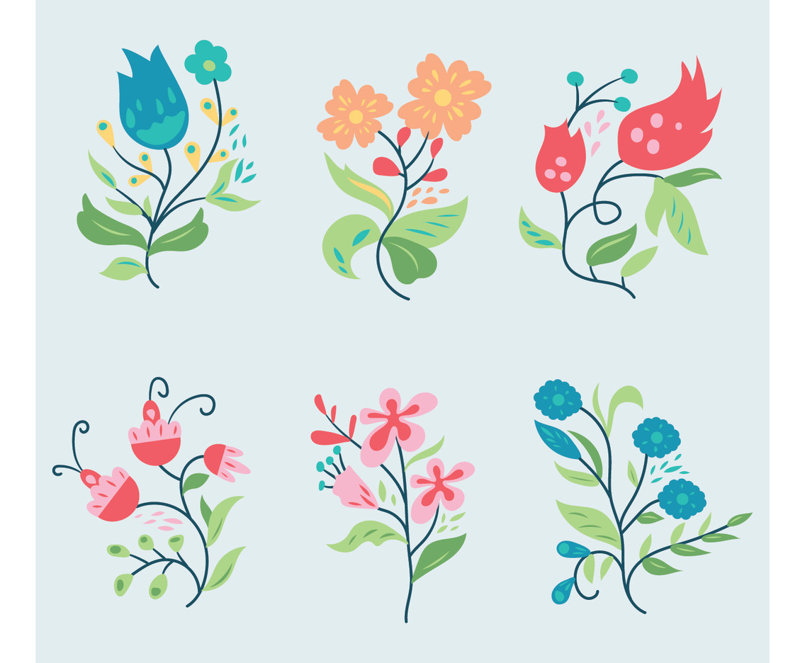 Floral Set and Composition