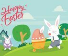 Easter Cartoon Wallpaper