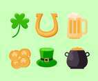 St Patricks Day Clipart Set Vector