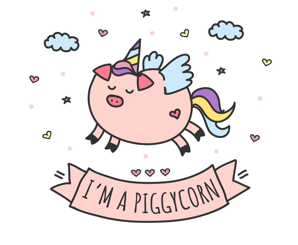 Piggycorn Vector