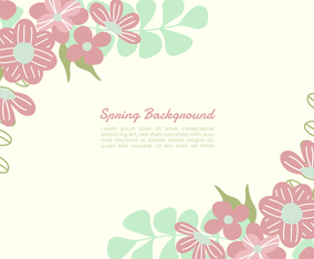 Romantic Floral background