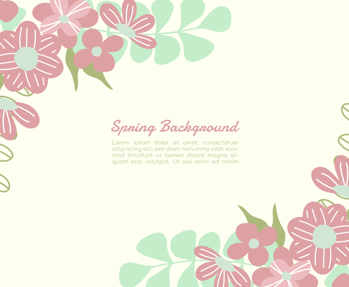 Romantic Floral background