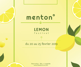Menton Lemon Festival Vector Design