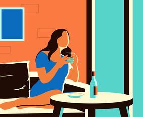 Cozy Settings Vector Illustration