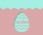 Easter Greeting Card Paper Cutout