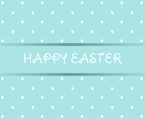 Happy Easter Polkadot Egg Background