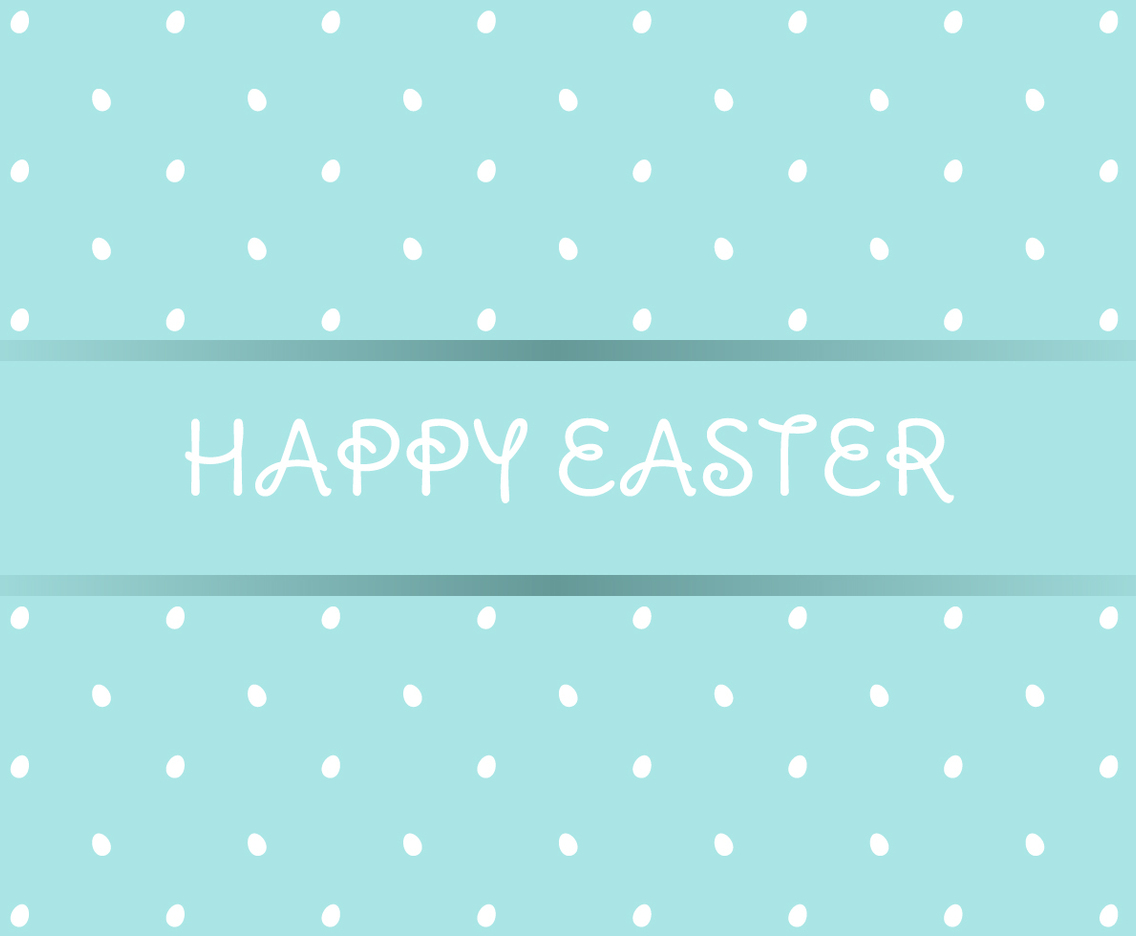 Happy Easter Polkadot Egg Background