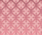 Rose Gold Rococo Pattern Background