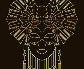 Amazing Carnevale Di Venezia Vector