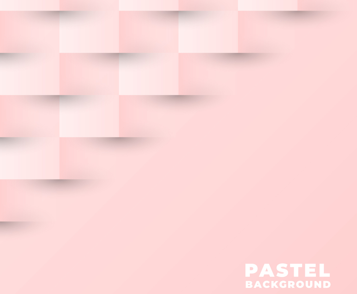 Abstract Pastel Pattern Of Geometric Shapes Background