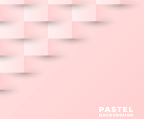 Abstract Pastel Pattern Of Geometric Shapes Background