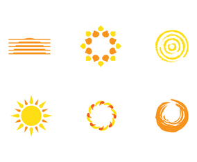 Sun Logo Set