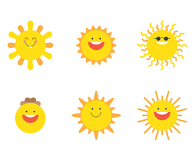 Sun Emoji Set