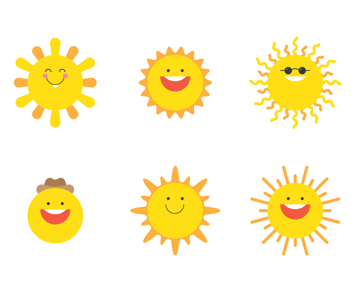 Sun Emoji Set