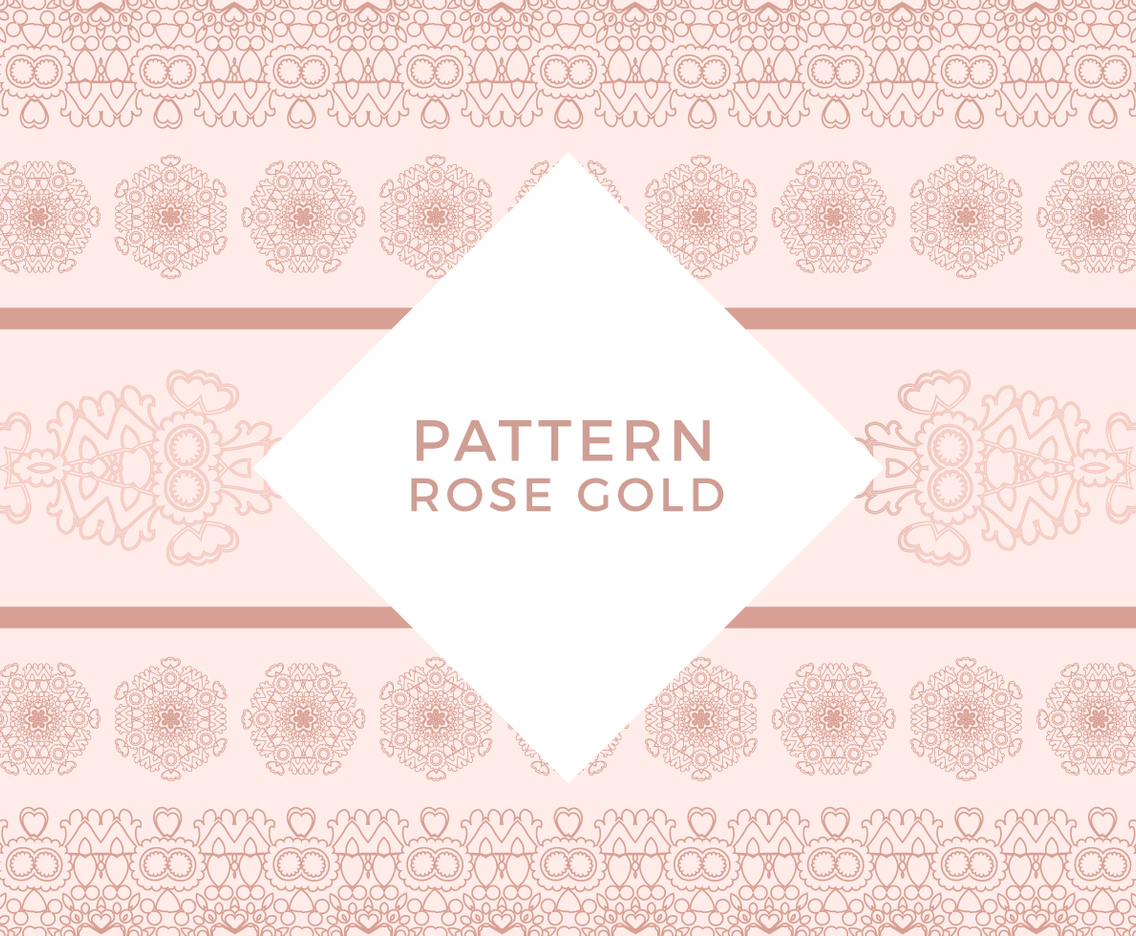 Rosegold Pattern Background