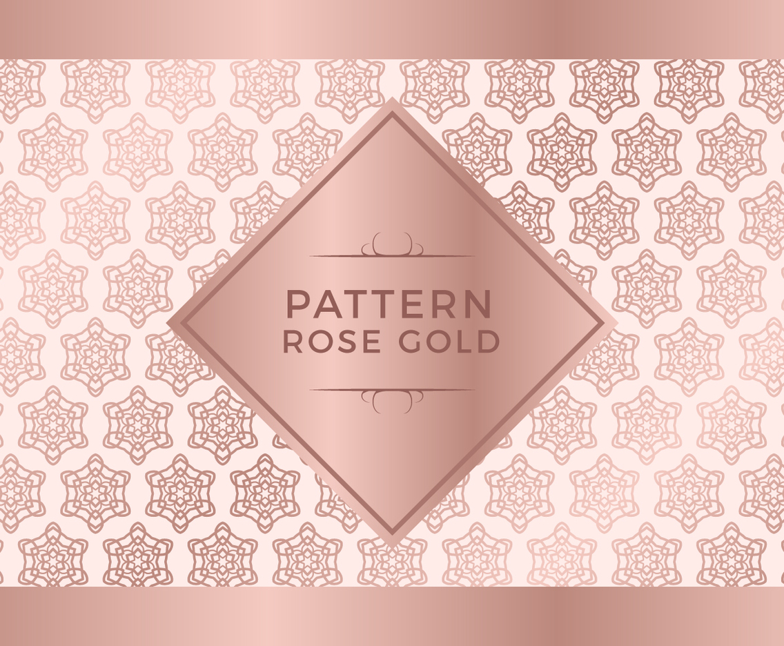 Rosegold Pattern Background
