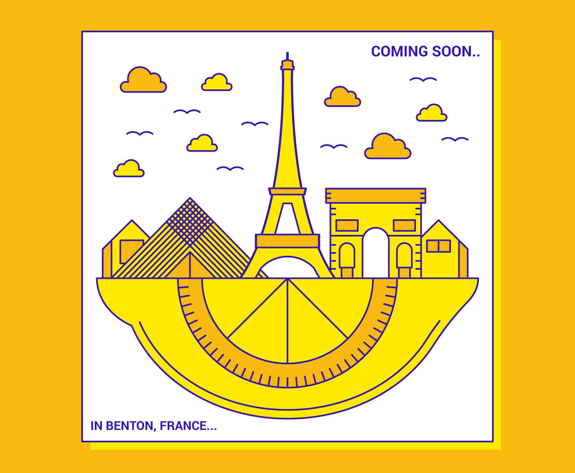 Cute Menton France Lemon Festival Vector