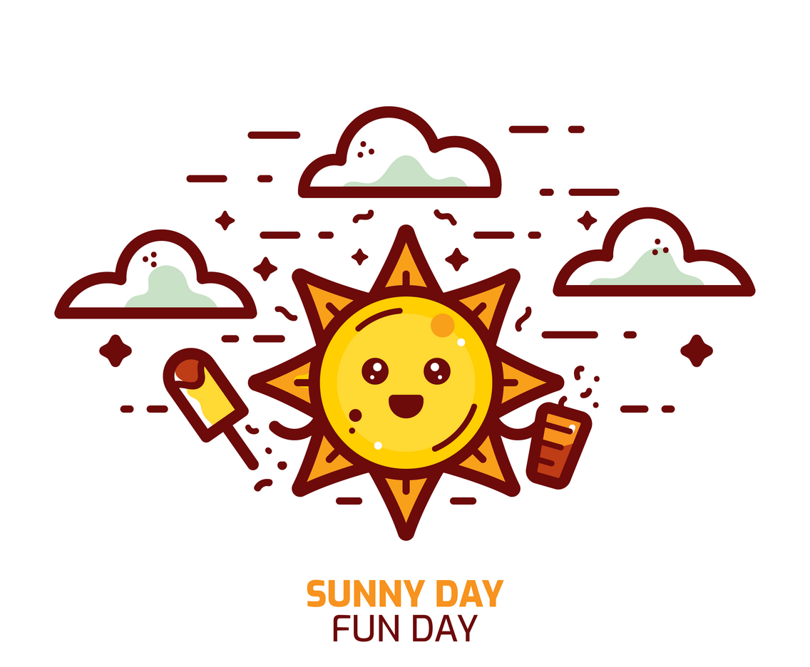 Sun clipart Vector