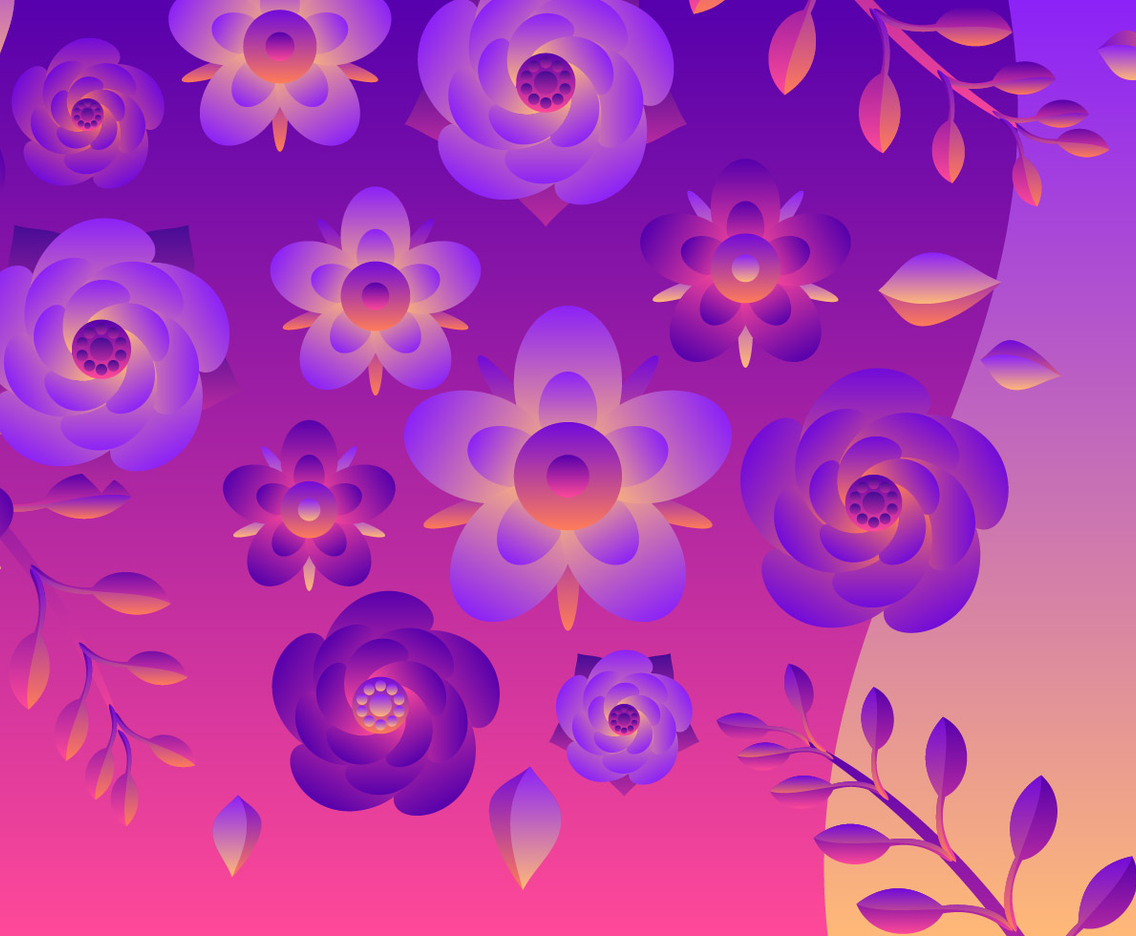 Flower Clipart Vector Set