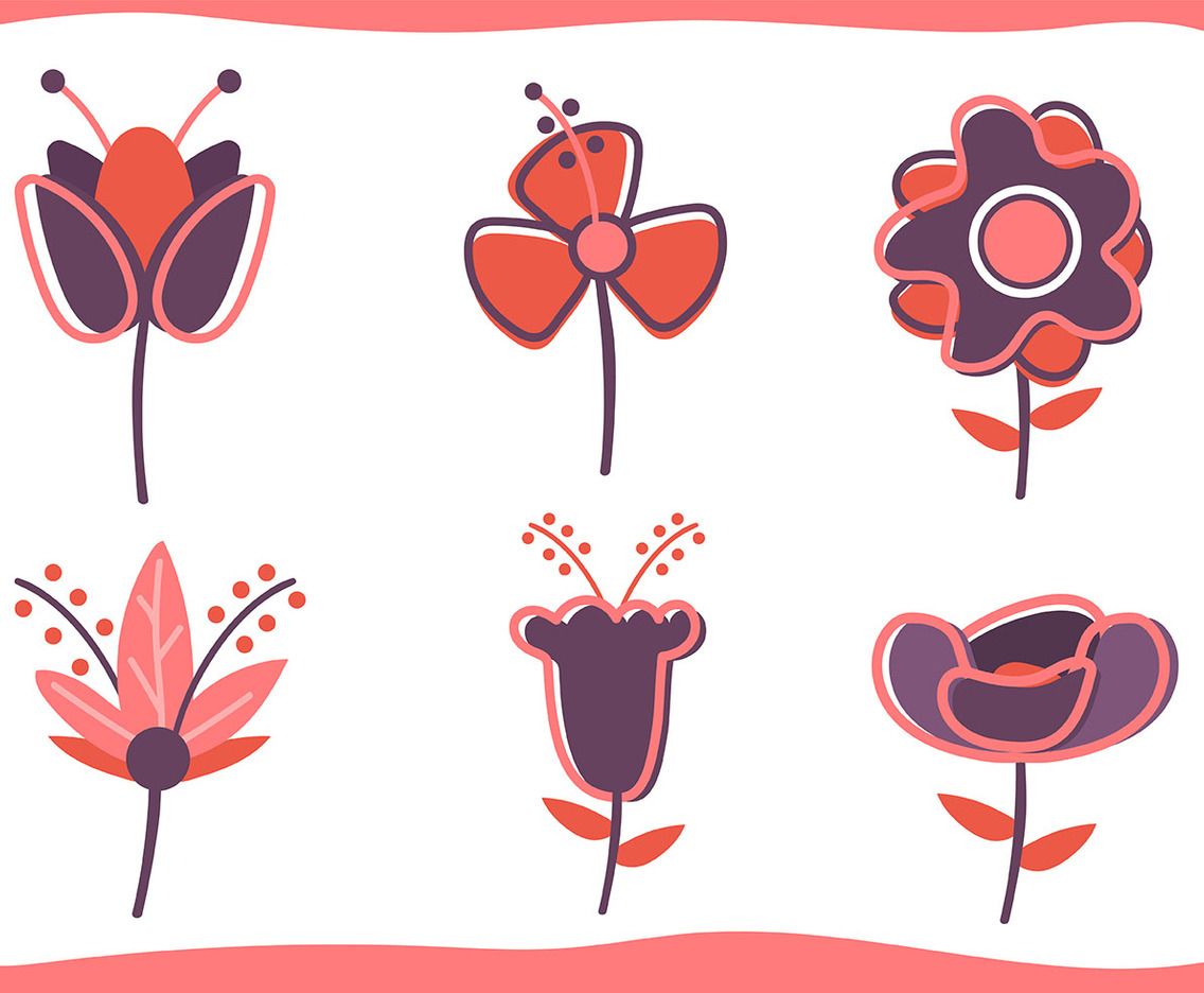 Flower Clipart Set