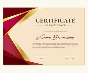 Certificate Template Vector