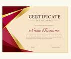 Certificate Template Vector