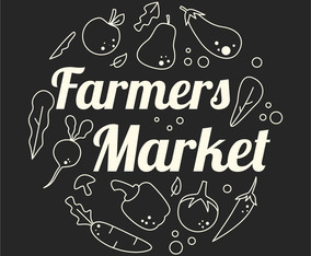 seal flyer design farmers market
