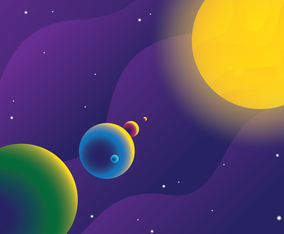 Solar System Background