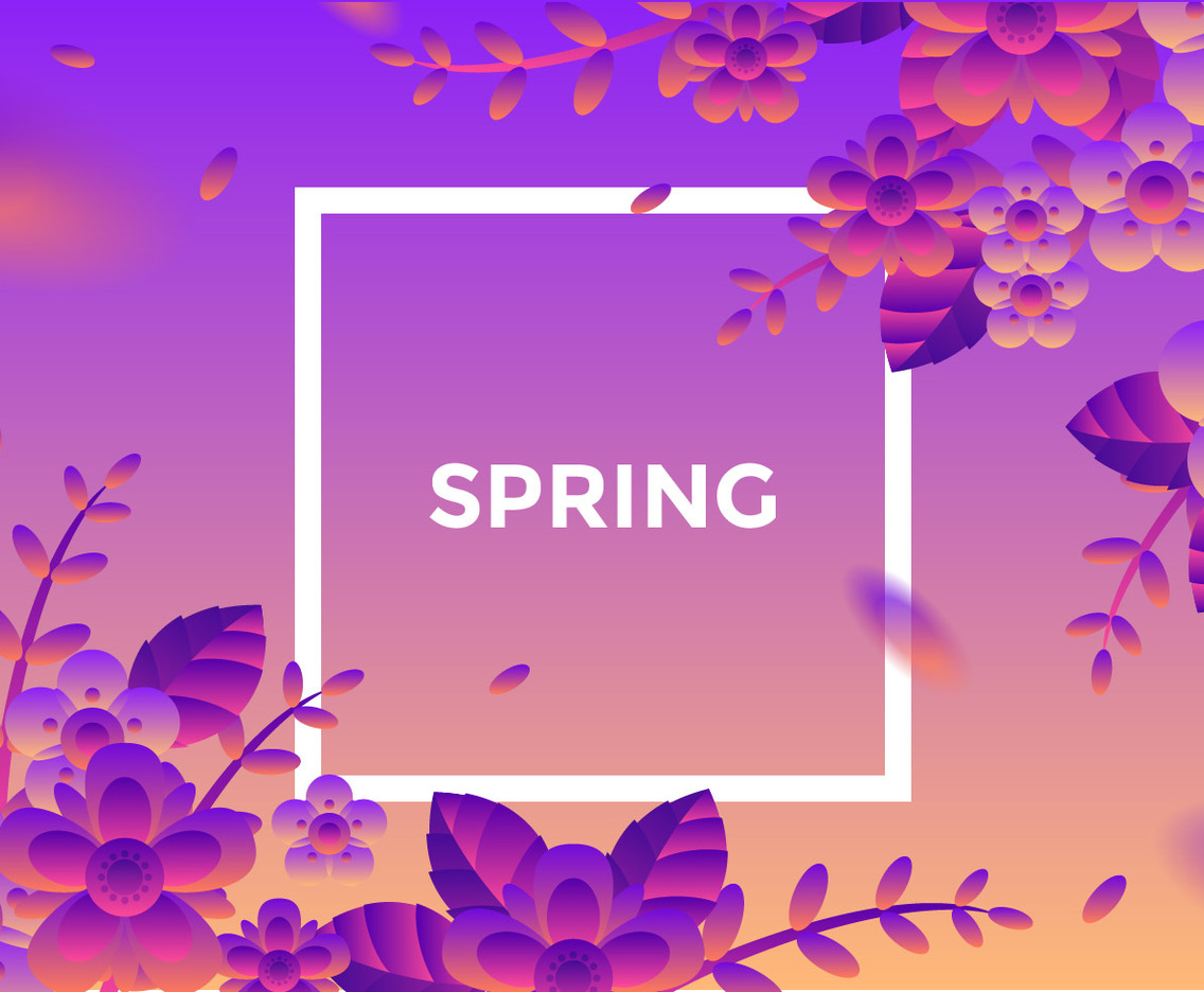Spring Background Vector
