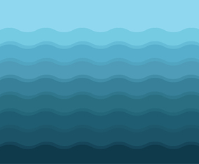 Gradient Blue Waves Background