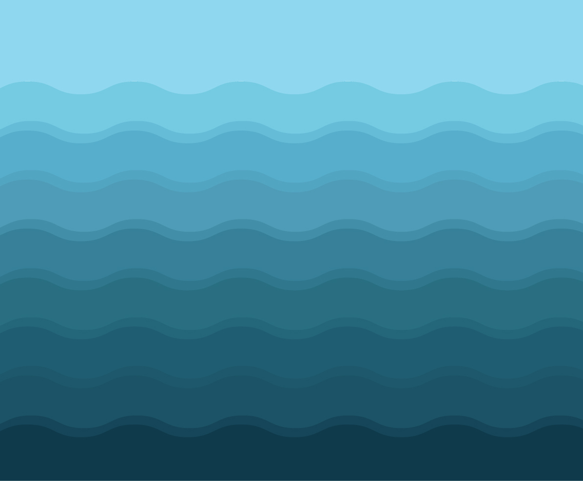 Gradient Blue Waves Background