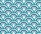 Doodle Japanese Waves Background
