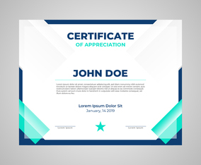Certificate template