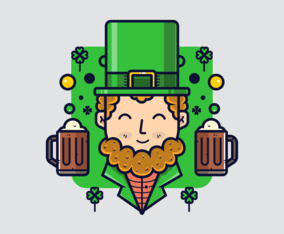 St.Patricks day clipart Leprechaun
