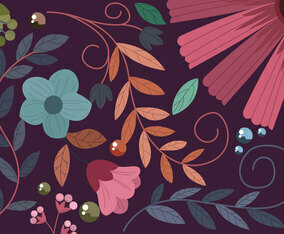 Decorative Flower Background