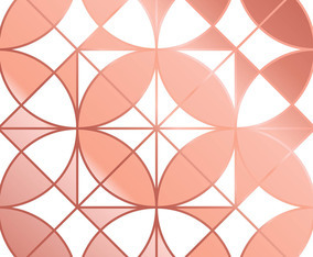 Abstract Geomtric Rose Gold Background Vector