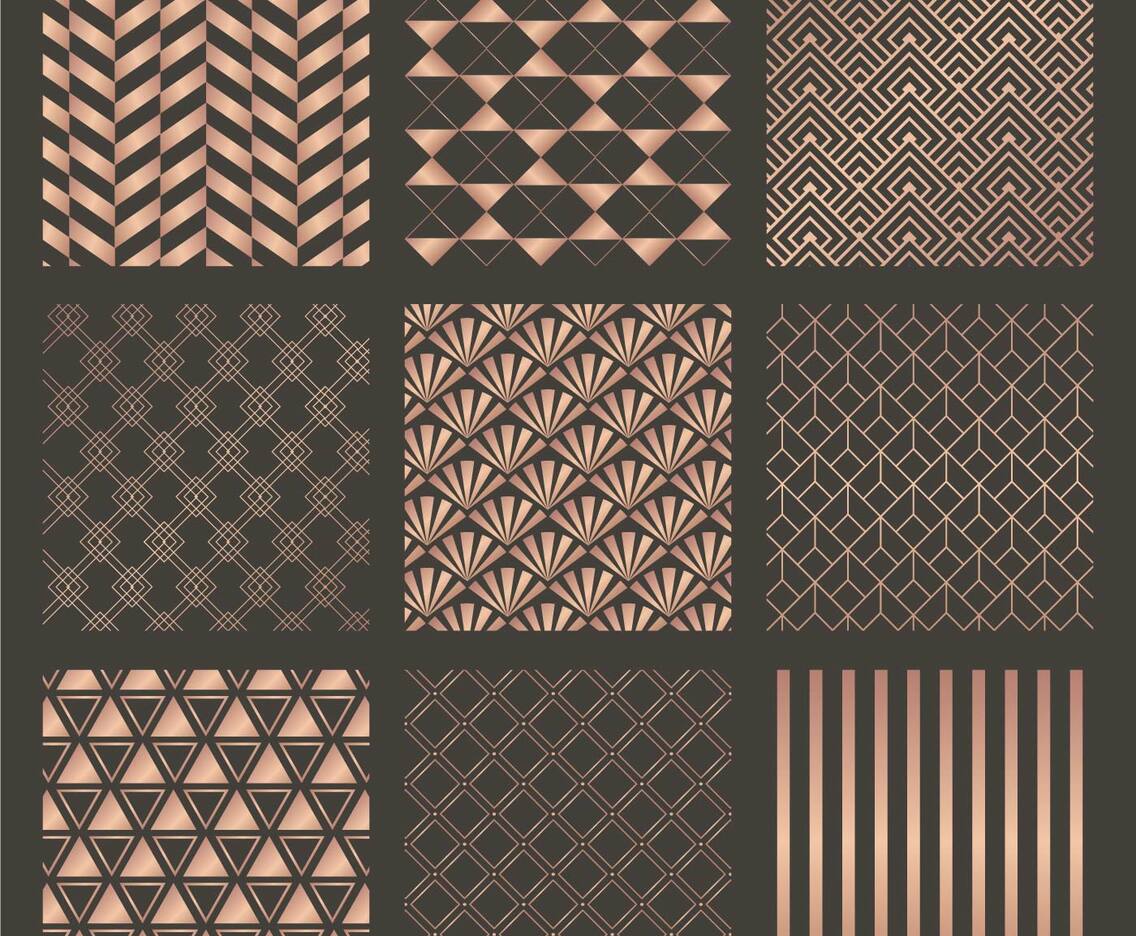 Rose gold background collection