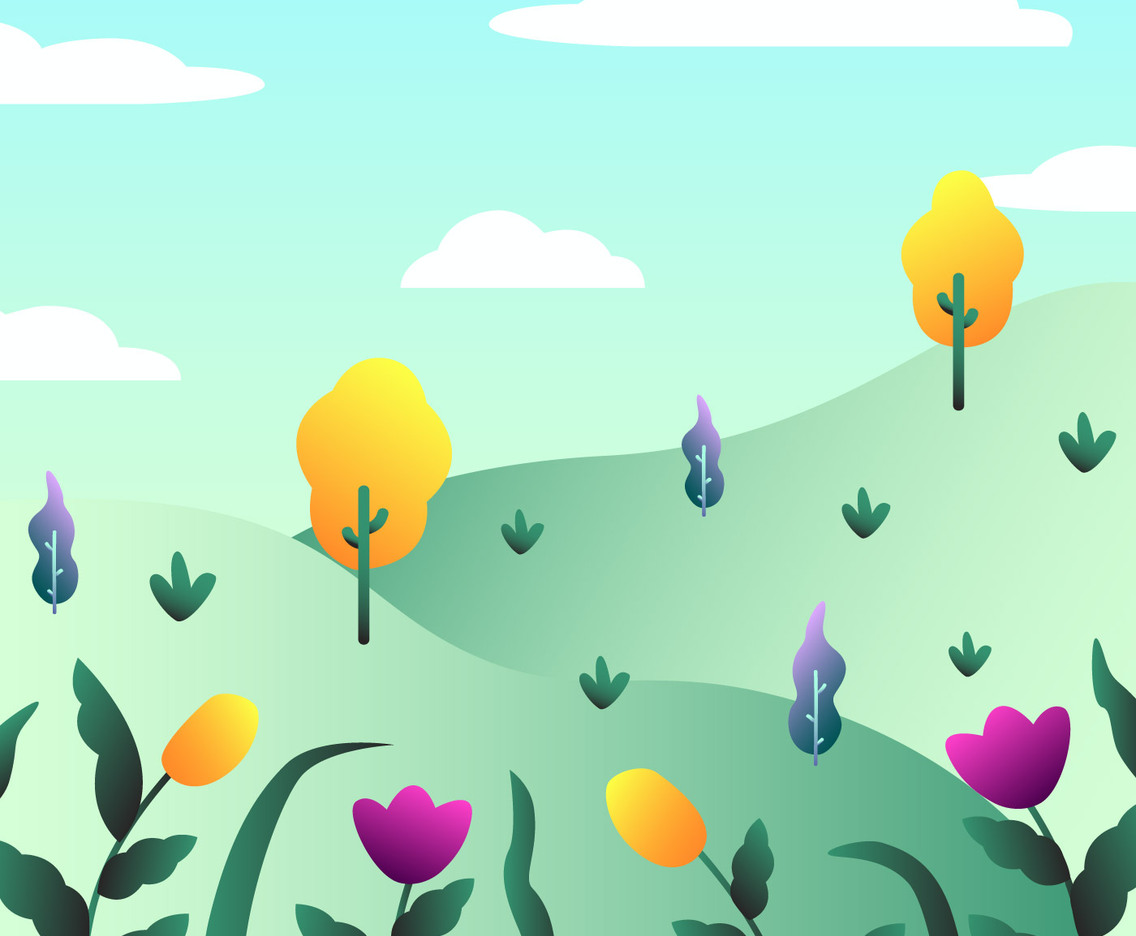 Spring Wallpaper Vector