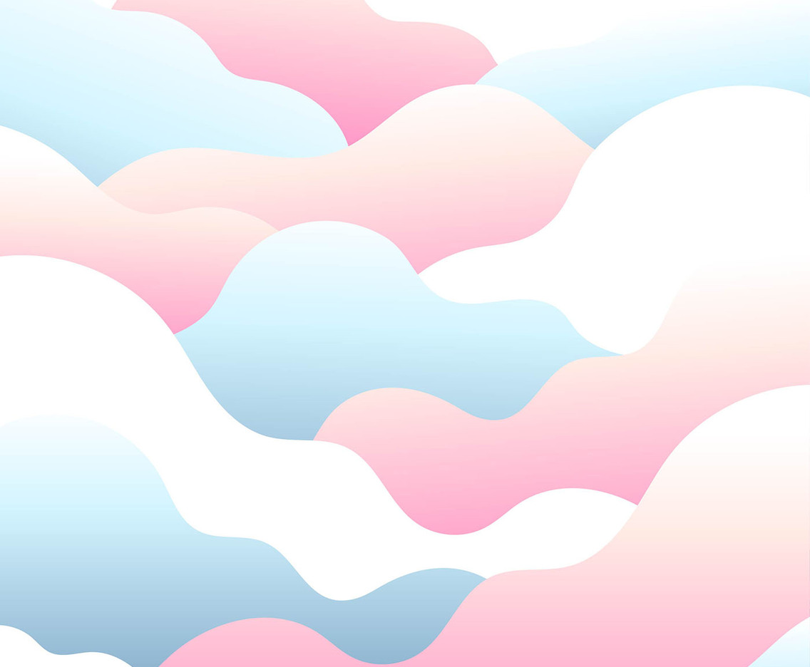 Abstract Cloud Pastel Background Vector