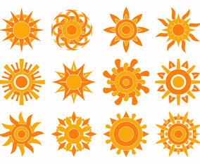 Sun Collection vector