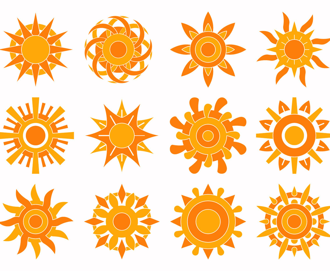Sun Collection vector