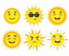 Sun Clipart Set