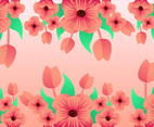 Awesome Flower Background Vectors
