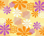 Awesome Flower Background Vectors